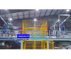 Thi công lắp đặt bồn khuấy hóa chất sàn thao tác
