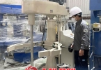 Tay kẹp thùng trên máy khuấy sơn 30HP: Tăng độ ổn định và an toàn khi vận hành