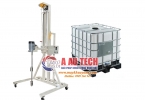 Máy sản xuất khuấy phân bón lá tank IBC 1000 Lít