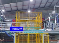 Bồn khuấy hóa chất sàn thao tác Amix-BK16