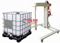 Máy khuấy thùng ibc 1000 lít nâng hạ bằng khí nén Amix-10
